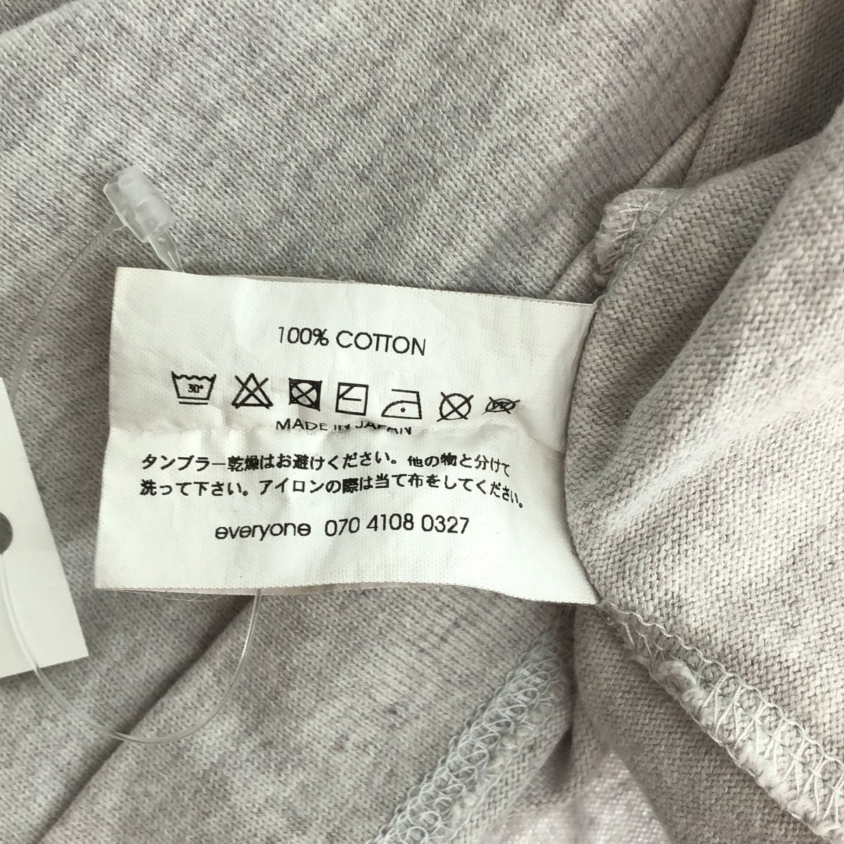 everyone / エブリワン | j.30000 logo tee Tシャツ | XL | グレー