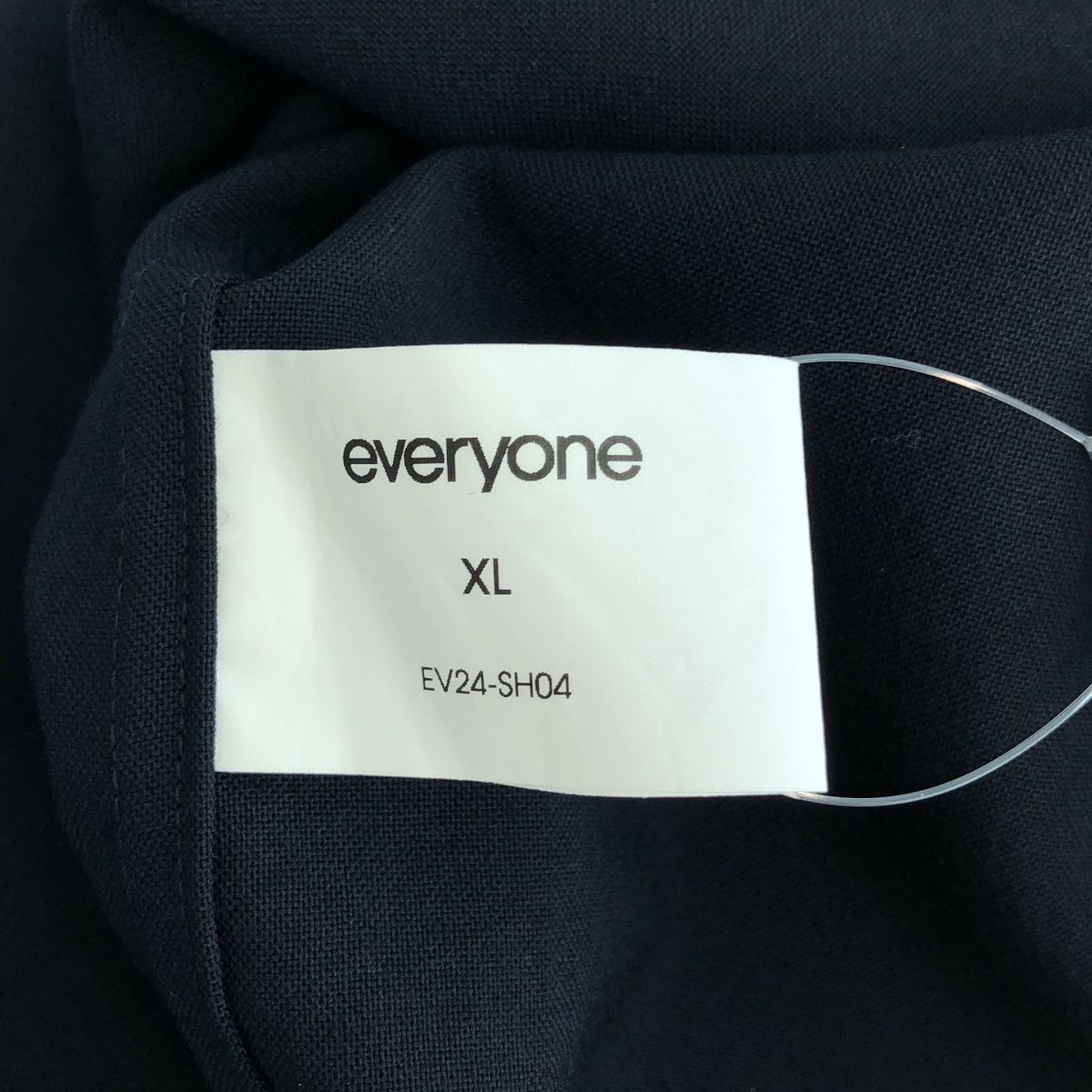 everyone / エブリワン | WOOL SHIRT ウール シャツ | XL | ネイビー