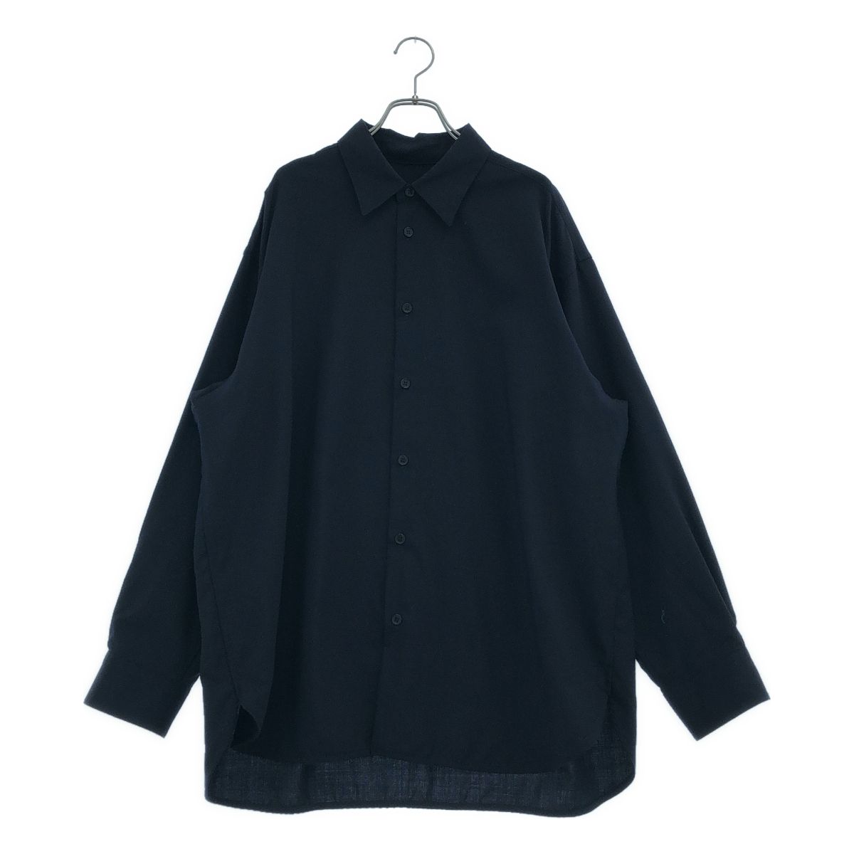 everyone wool shirt L ネイビー ウール シャツ ennoy everyone / エブリワン | WOOL SHIRT ウール シャツ | XL | ネイビー