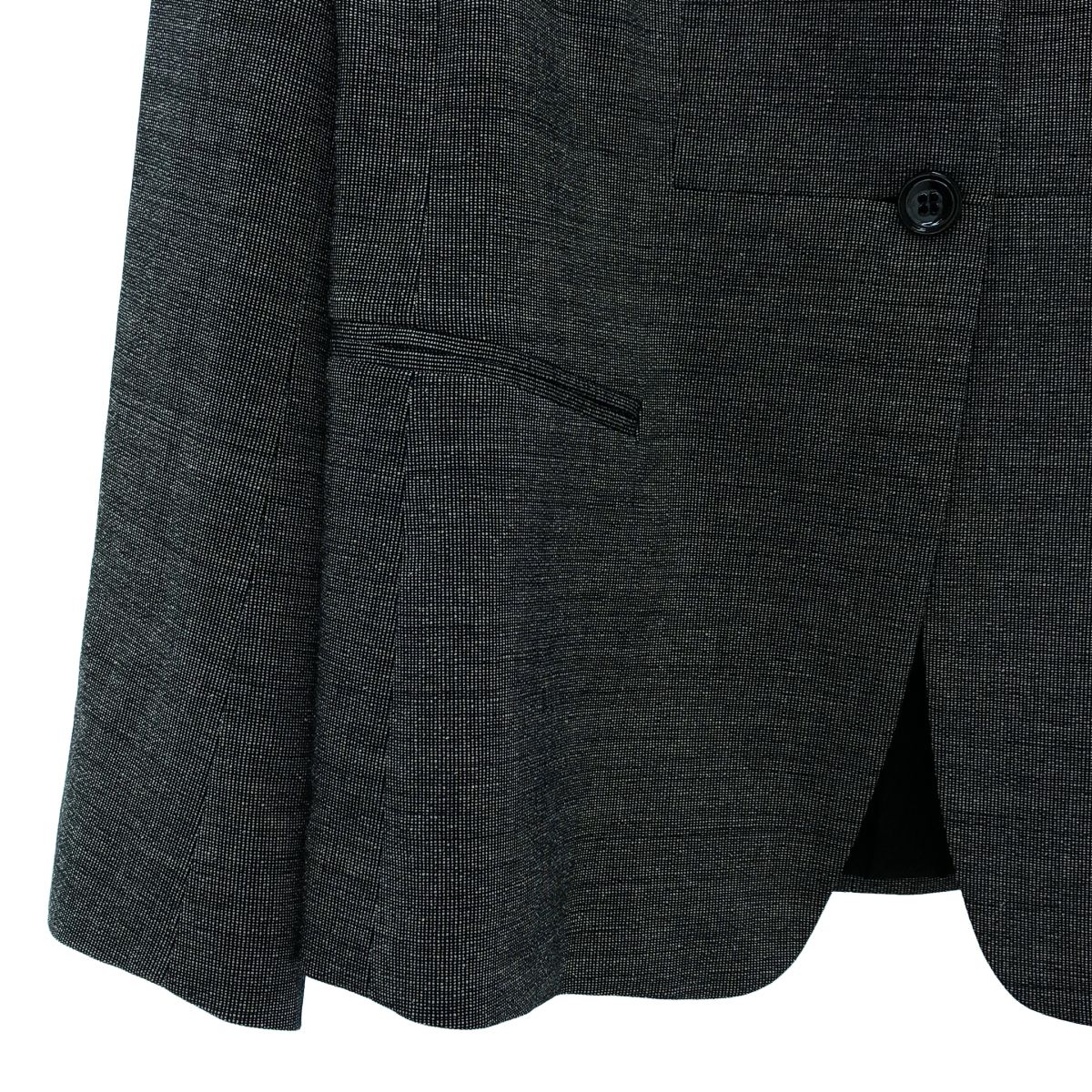 Max Mara / マックスマーラ | ウール シルク ノーカラージャケット
