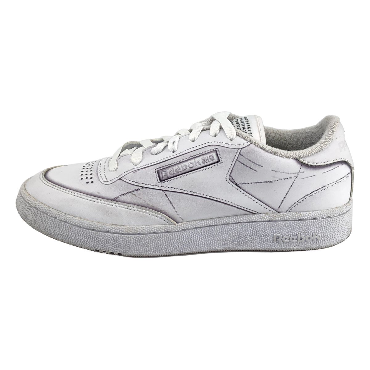 Maison Margiela / メゾンマルジェラ | × Reebok / CLUB C スニーカー | 26.5 | ホワイト | メンズ Maison Margiela / メゾンマルジェラ | × Reebok / CLUB C スニーカー