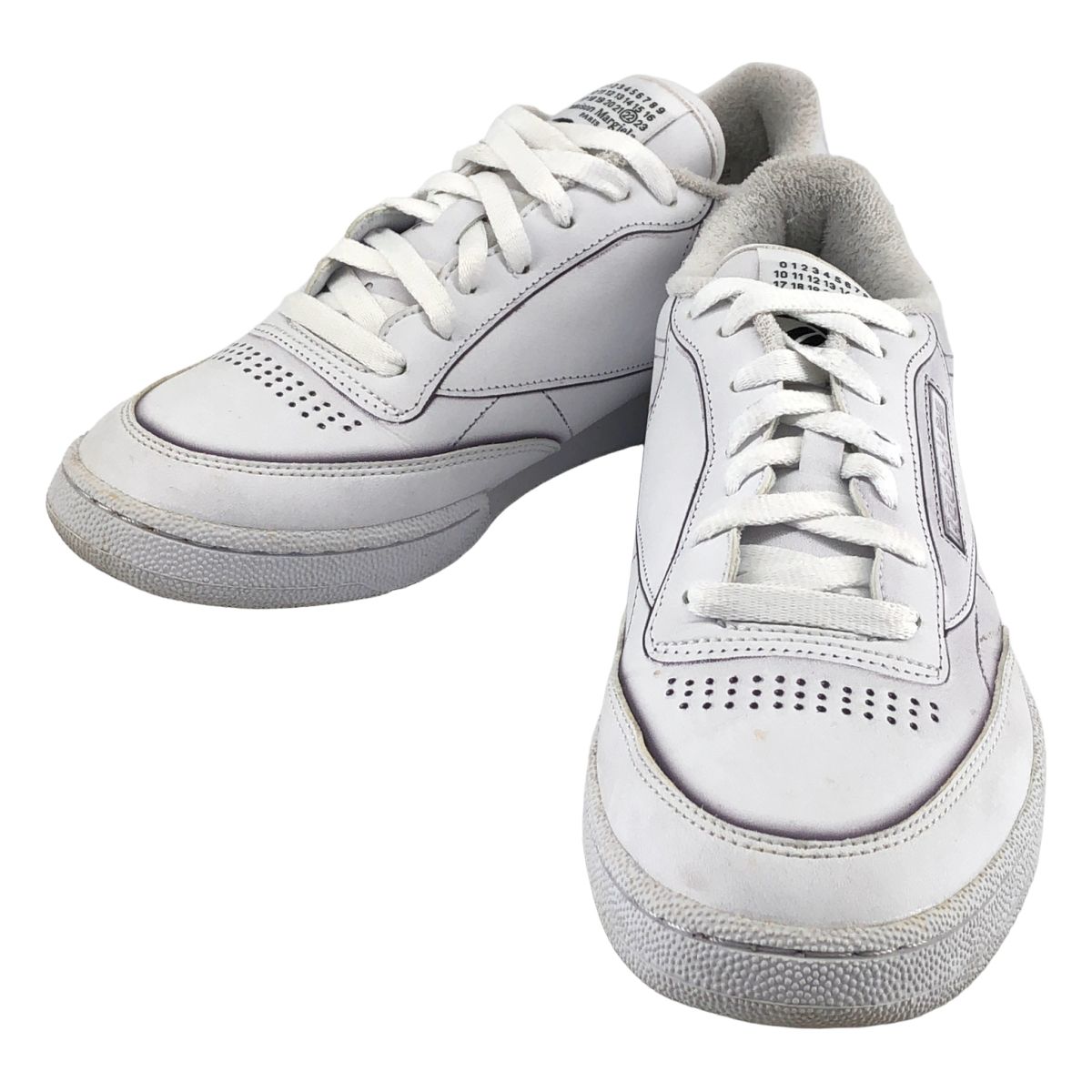 Maison Margiela / メゾンマルジェラ | × Reebok / CLUB C スニーカー | 26.5 | ホワイト | メンズ Maison Margiela / メゾンマルジェラ | × Reebok / CLUB C スニーカー