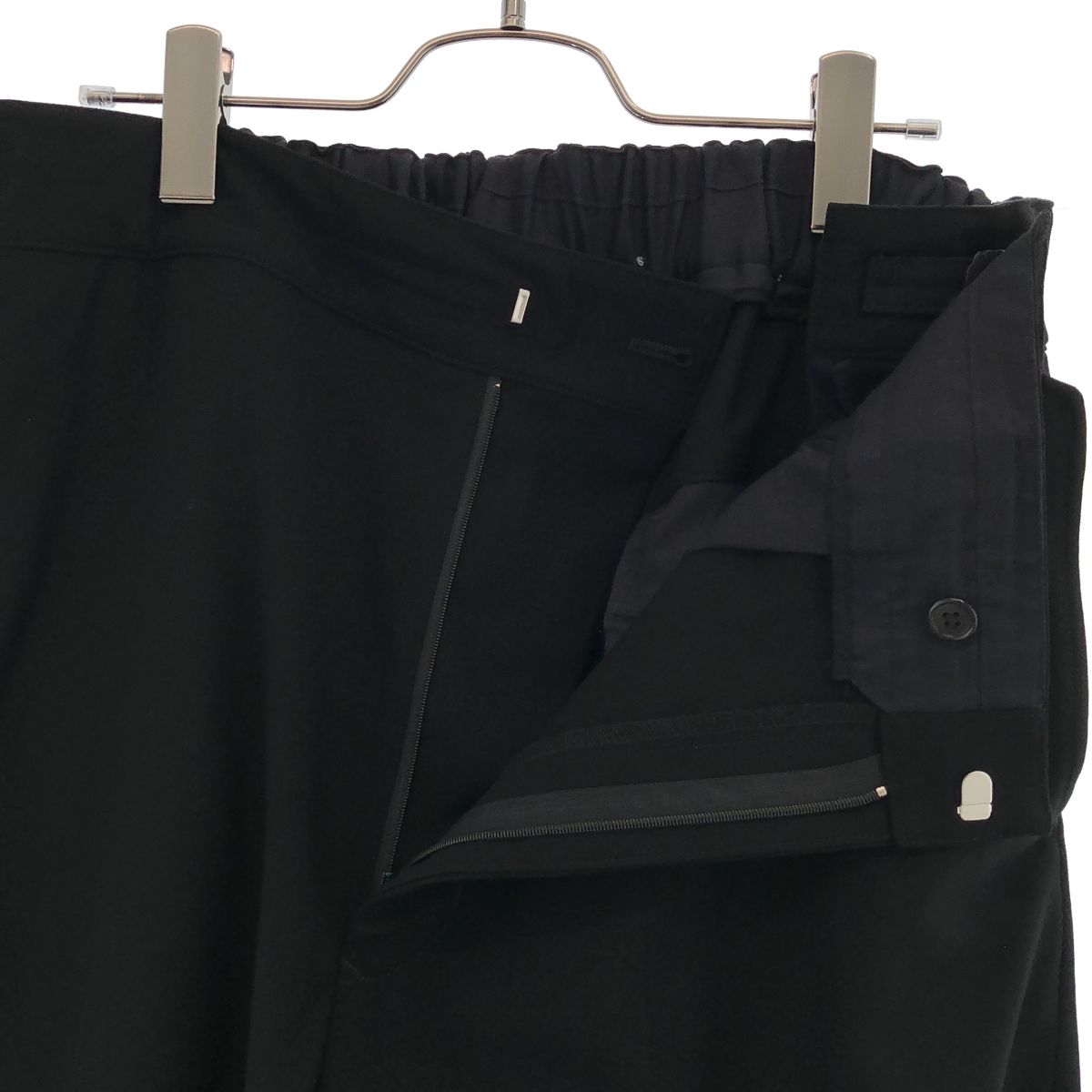 everyoneエブリワンFARAH wool 100% スラックスBlack everyone / エブリワン | ×FARAH / Wool Adjustable Slacks ウール