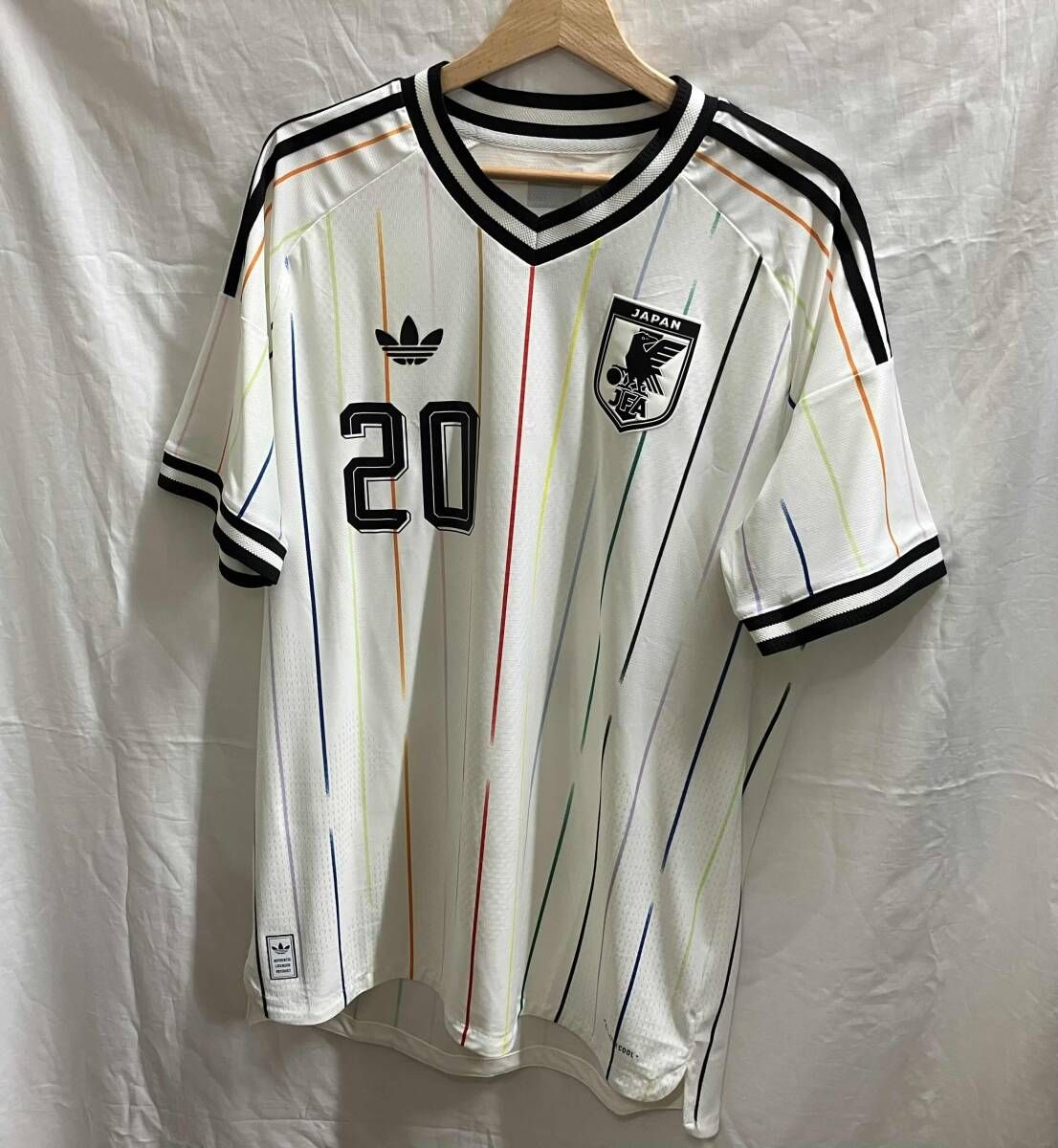 adidas/2026 佐野航大/アウェイユニフォーム/ホワイト系/XL/オーセンティック/半袖Tシャツ