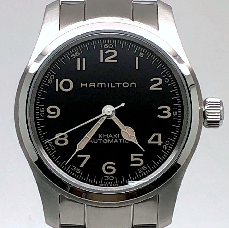 HAMILTON ハミルトン カーキ フィールド Murph Bundle Set 替えベルト付 自動巻き H70605732 シルバー スイス製 メンズ