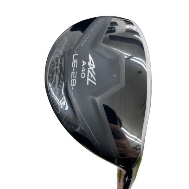 【中古】 つるや AXEL A40 6U ユーティリティ UT 純正特注シャフト (フレックスその他) メンズ 男性用 右利き 右用 Cランク ゴルフクラブ