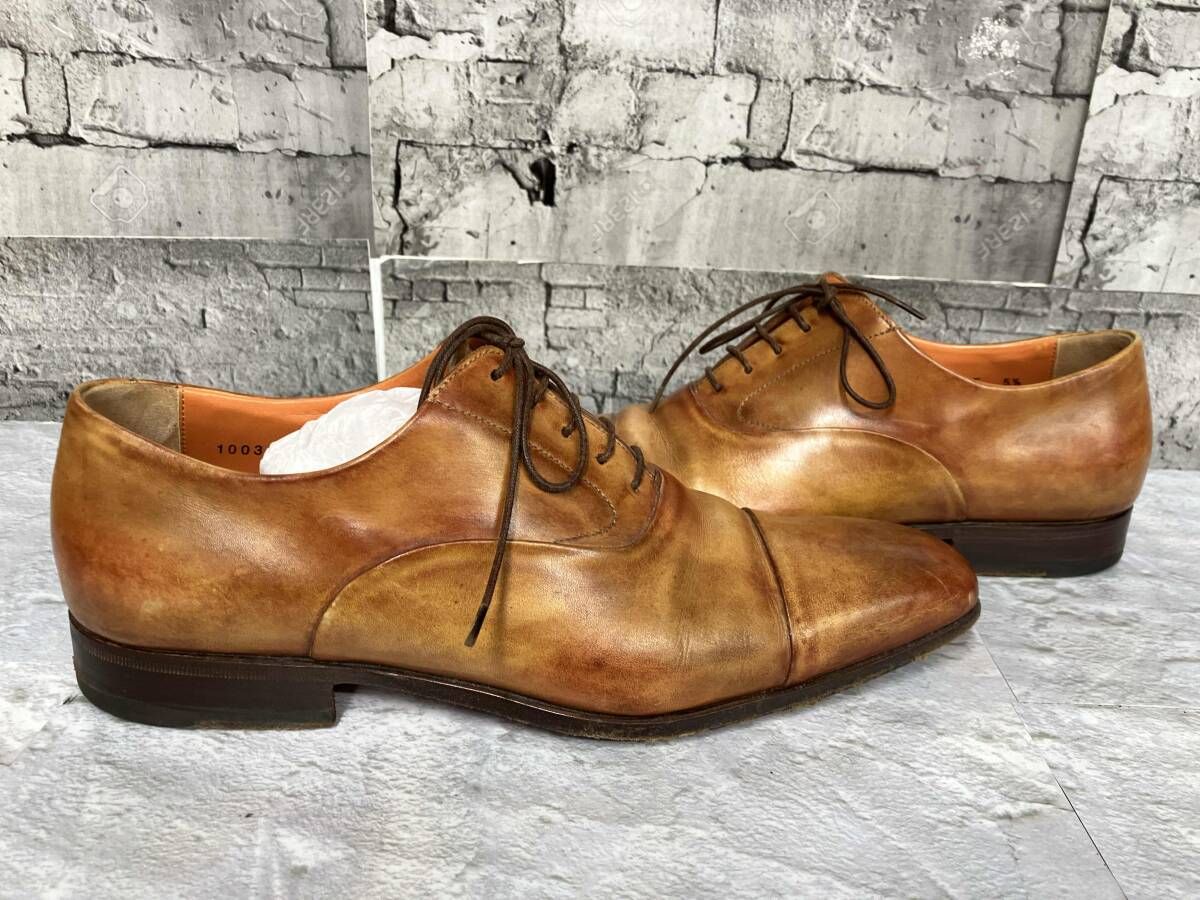 SANTONI ウィングチップ サイズ25.5 - メルカリ