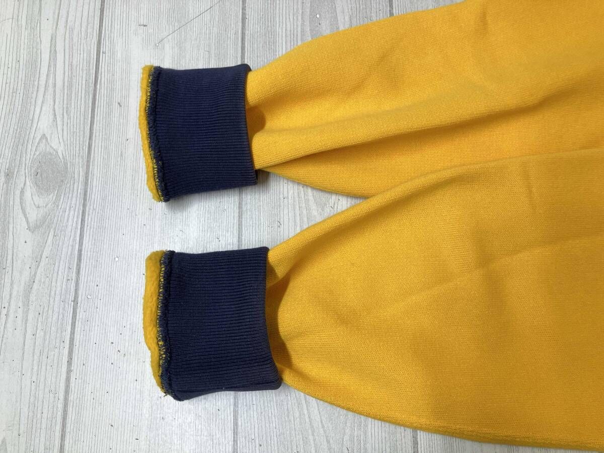 STUSSY ステューシー × Champion チャンピオン REVERSE WEAVE C8-G121 プルオーバー パーカー サイズS イエロー
