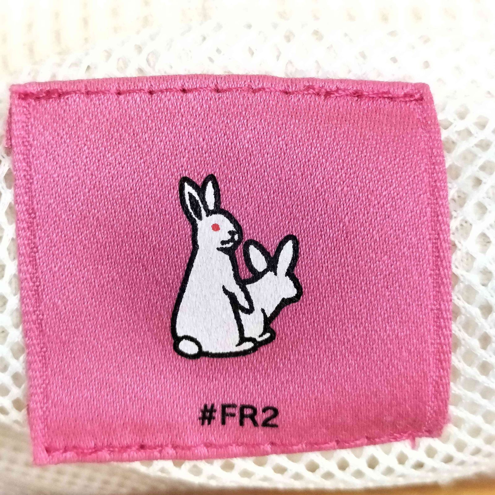 エフアールツー FR2 ×梅 ワッフル ノースリーブ ジップアップパーカー