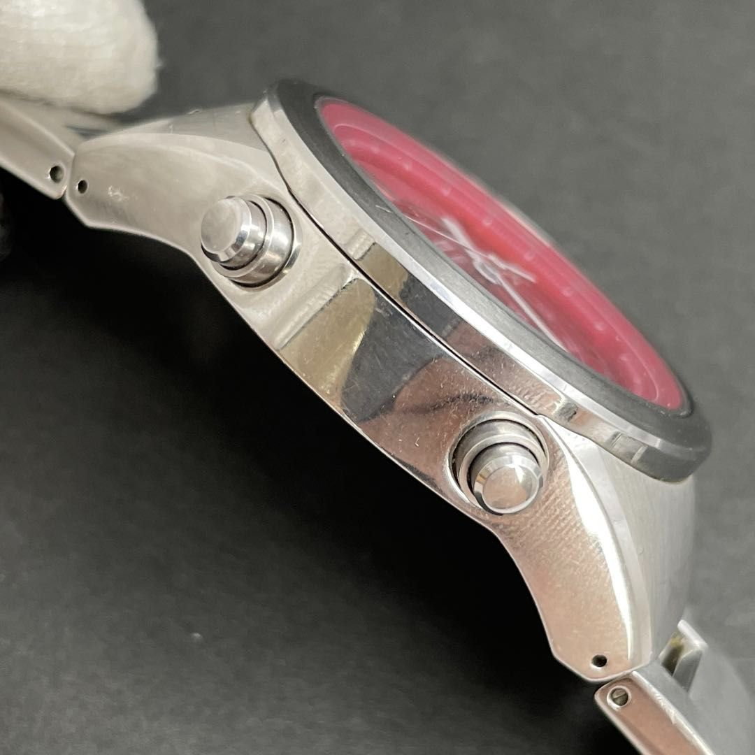 SEIKO SUS クロノグラフ 6M26-6020 レッド赤文字盤 ダンシングハンズ