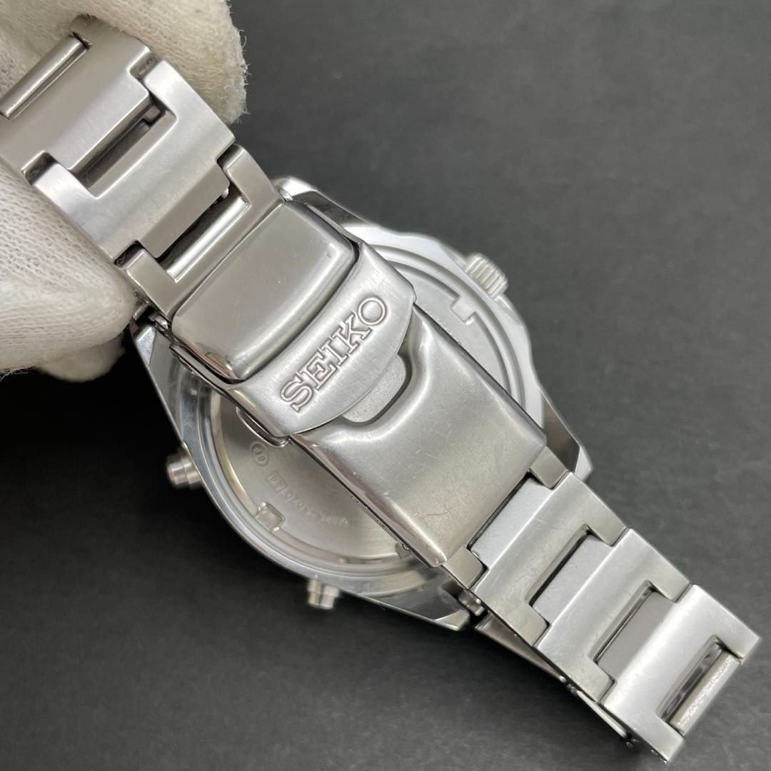 SEIKO SUS クロノグラフ 6M26-6020 レッド赤文字盤 ダンシングハンズ