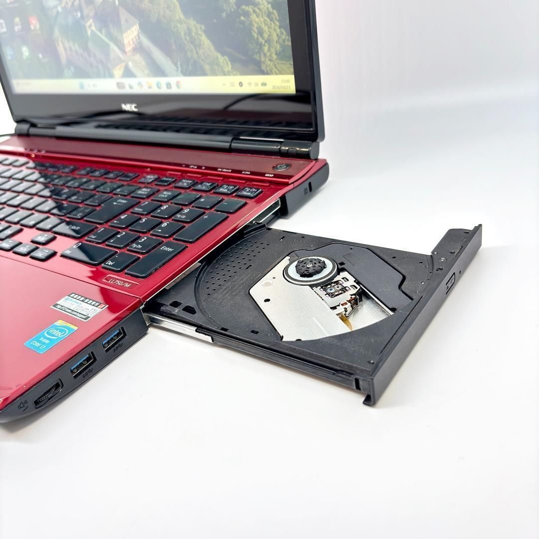 美品 LAVIE i7 512G 8G 15.6 Blu-ray Office NEC LaVie Core i7 SSD512GB Win11 Office2024 Blu-ray - メルカリ