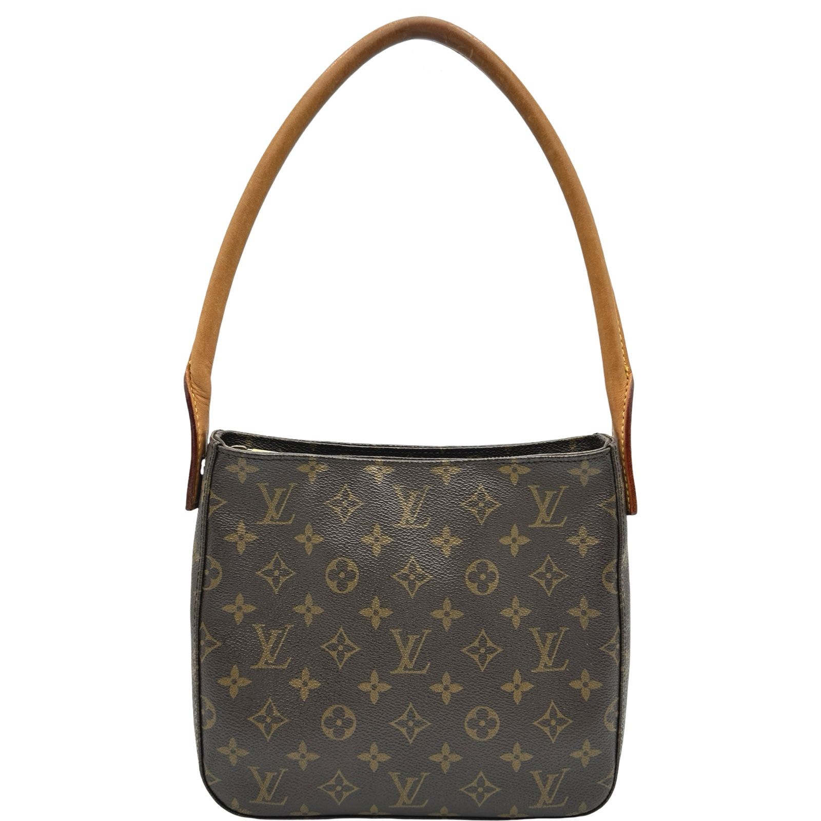 ルイ・ヴィトン LOUIS VUITTON ルーピングMM M51146 ブラウン モノグラム・キャンバス レディース ショルダーバッグ 48,600円