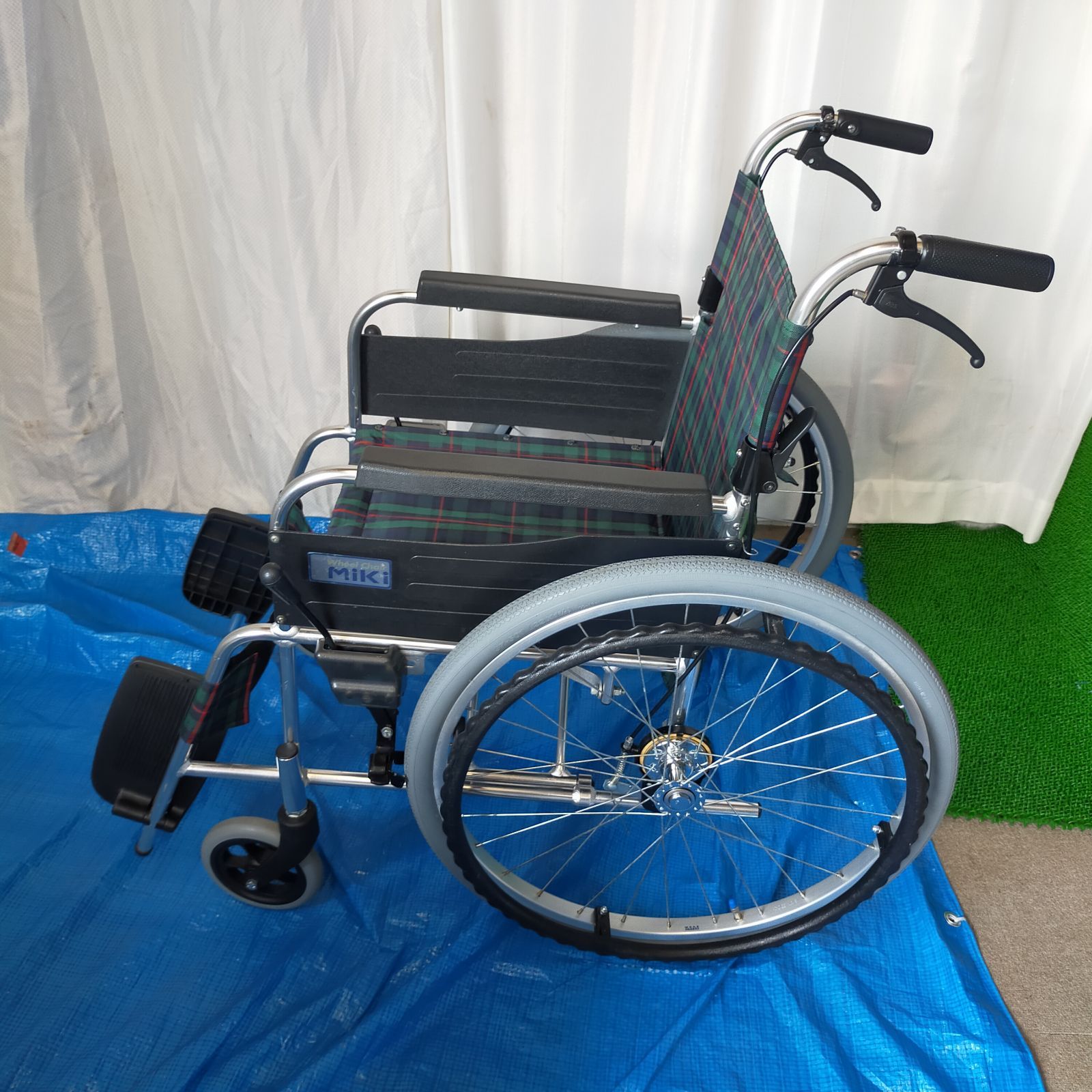 ミキ 車椅子 自走式 MPN-43JD WC-13389) MiKi ミキ MP-43JD 標準タイプ 自走式/車椅子/車イス/車いす