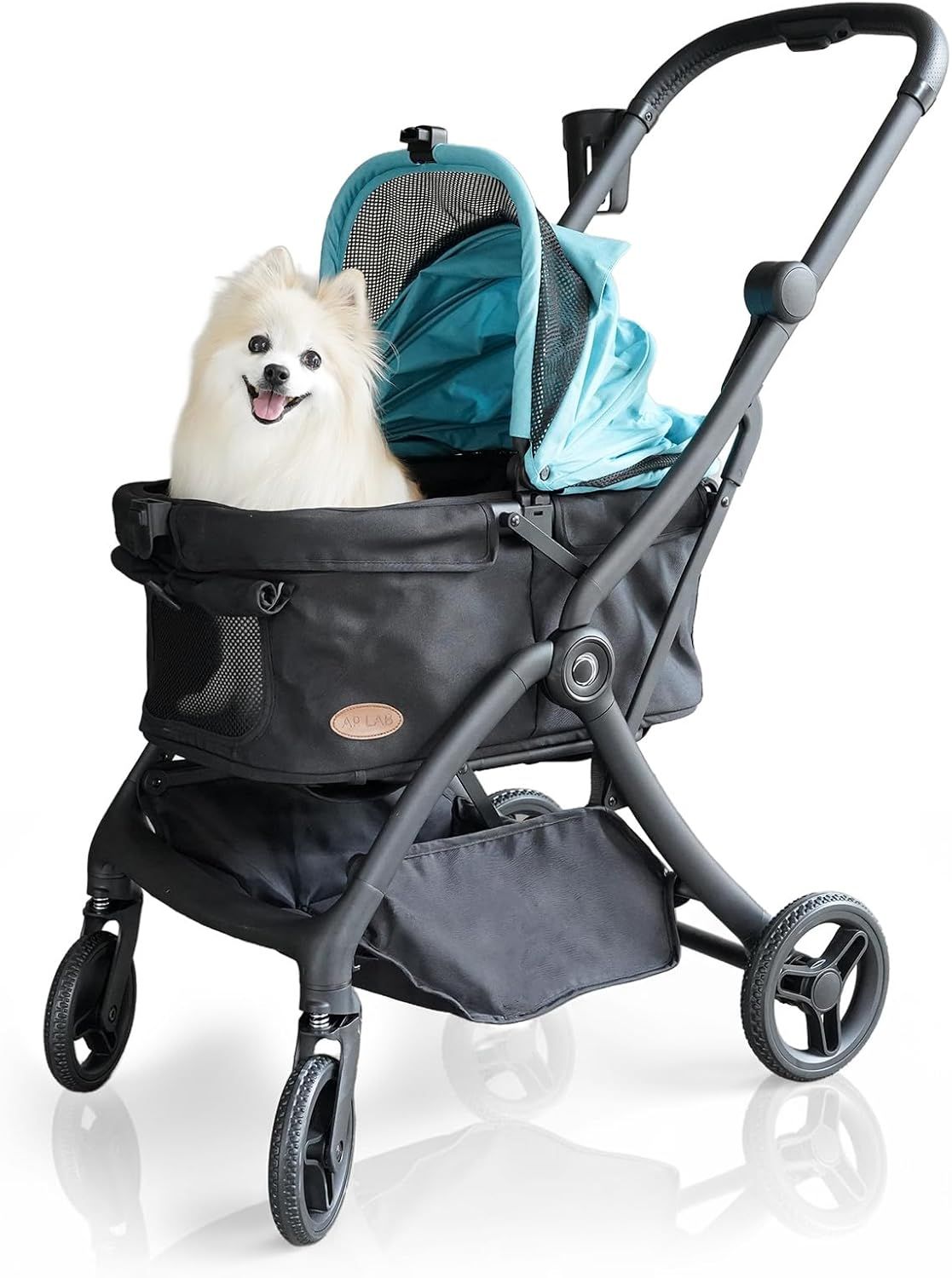 Appreciator ペットカート 小型犬 中型犬 折りたたみ サスペンション付 ドリンクホルダー付 大容量収納 20kg耐荷重