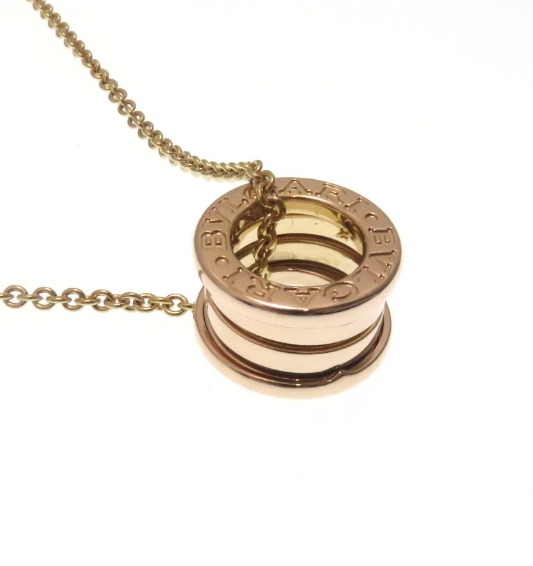 BVLGARI ブルガリ B-zero1NC/K18PG/約14.2g【205】 335924 ネックレス