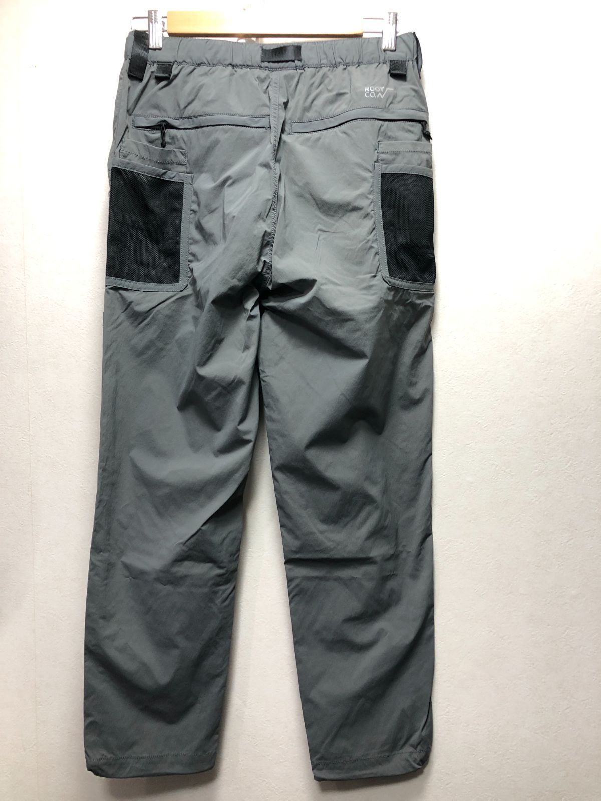 027022 未使用 ROOT CO PLAY stretch nylon pants M グレー パンツ ルーツ 027022 未使用 ROOT CO PLAY stretch nylon pants M グレー パンツ