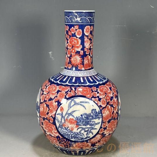 清乾隆琺瑯彩花鳥図紋天球瓶 景徳鎮 陶磁器 装飾品 工芸品 美術品 置物 美術品・アンティーク・コレクション 【上品】乾隆 琺瑯彩 天球瓶 花鳥