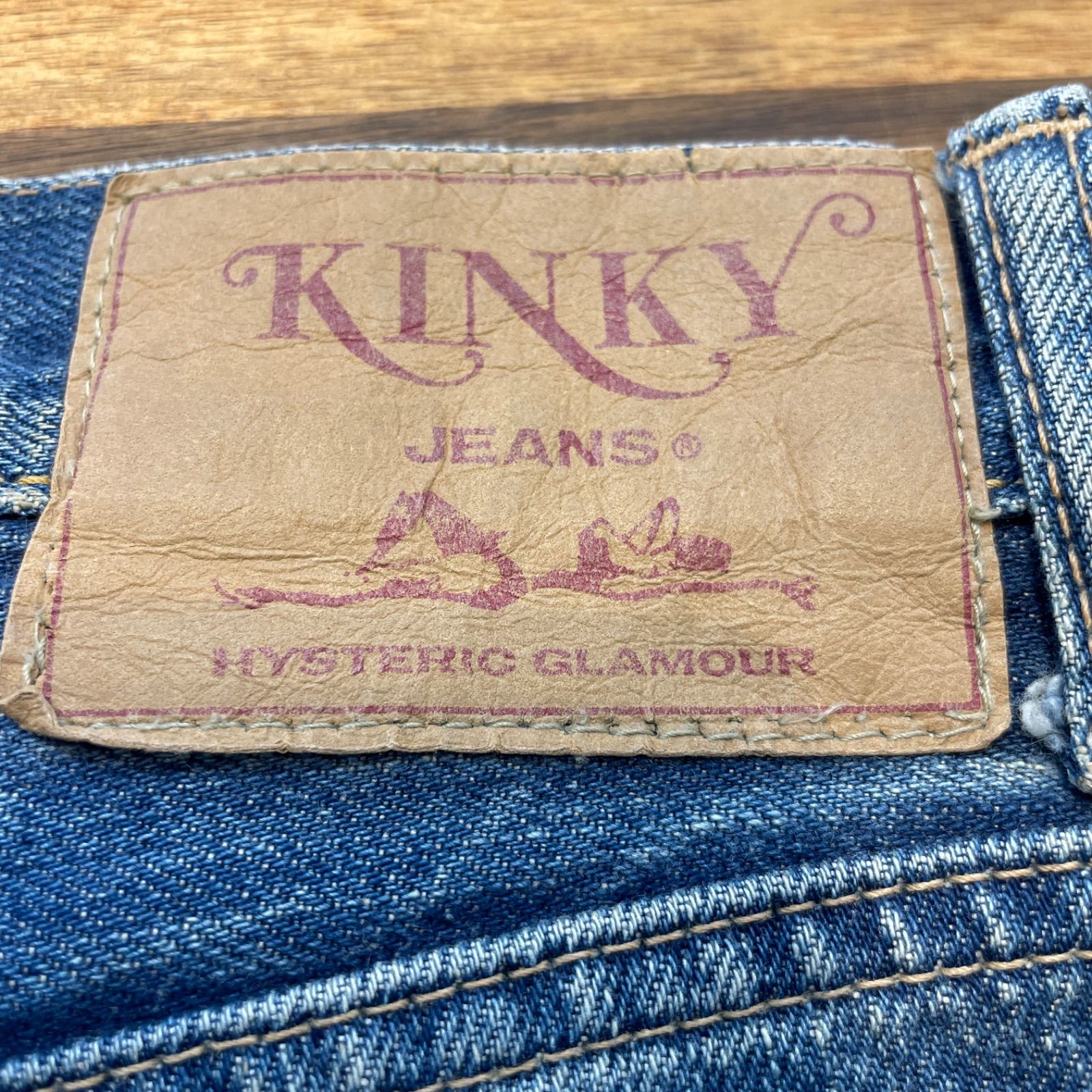 00s HYSTERIC GLAMOUR KINKY スタッズ デニムパンツ Sサイズ - メルカリ