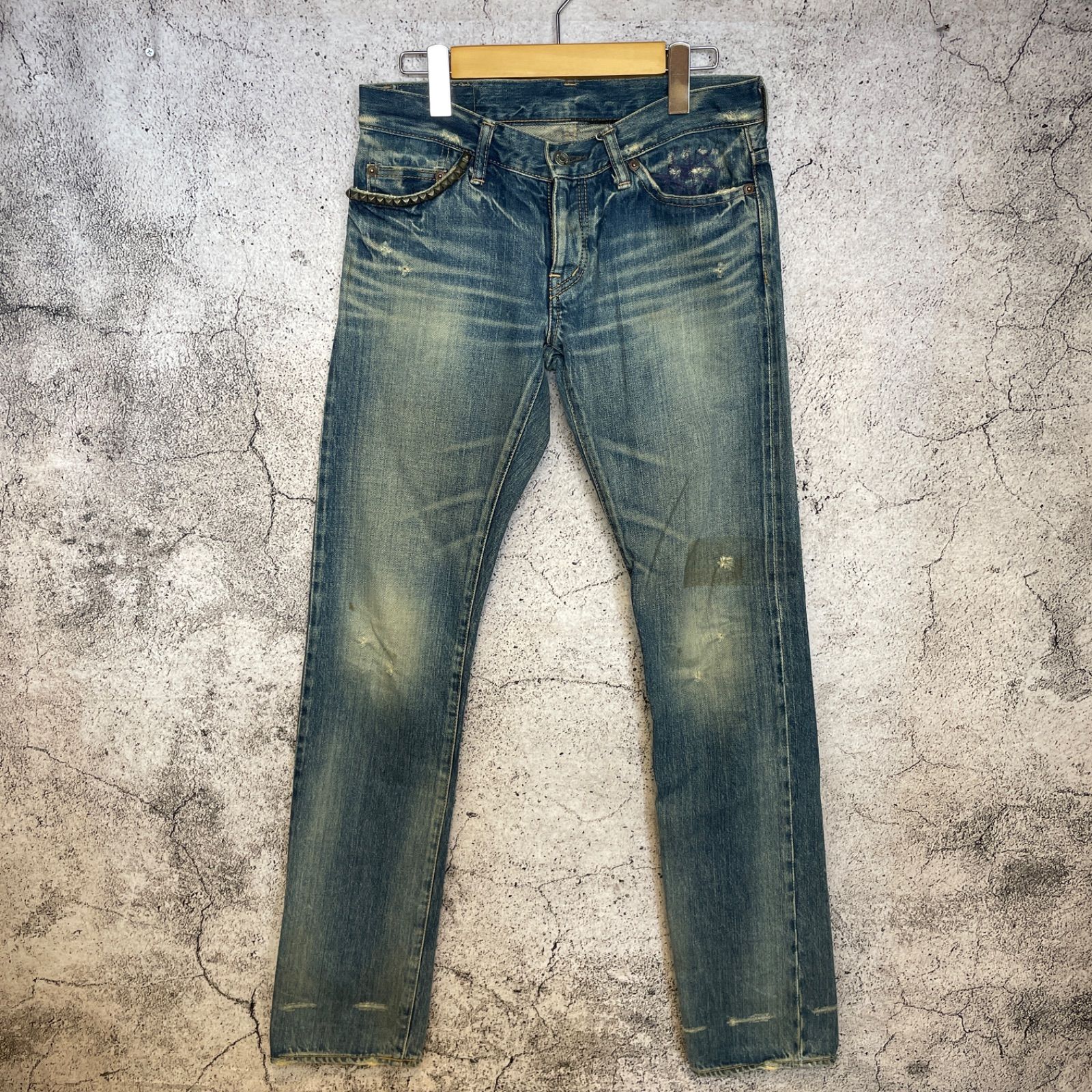 00s HYSTERIC GLAMOUR KINKY スタッズ デニムパンツ Sサイズ - メルカリ