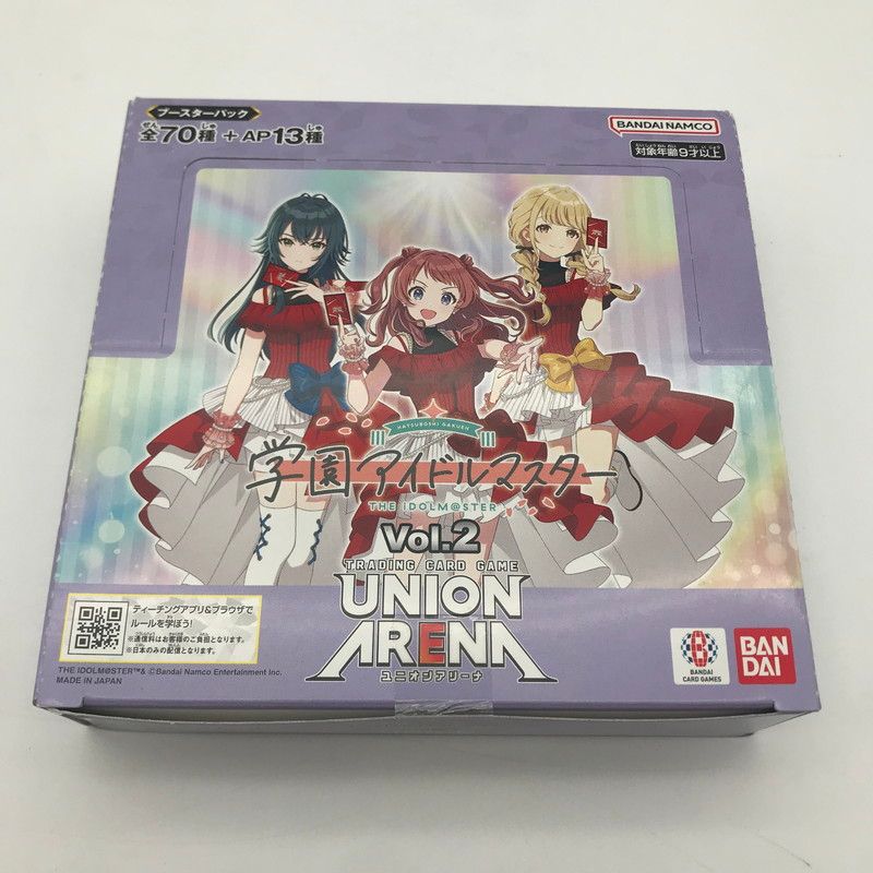 未使用品】 ユニオンアリーナ ブースターパック 学園アイドルマスター