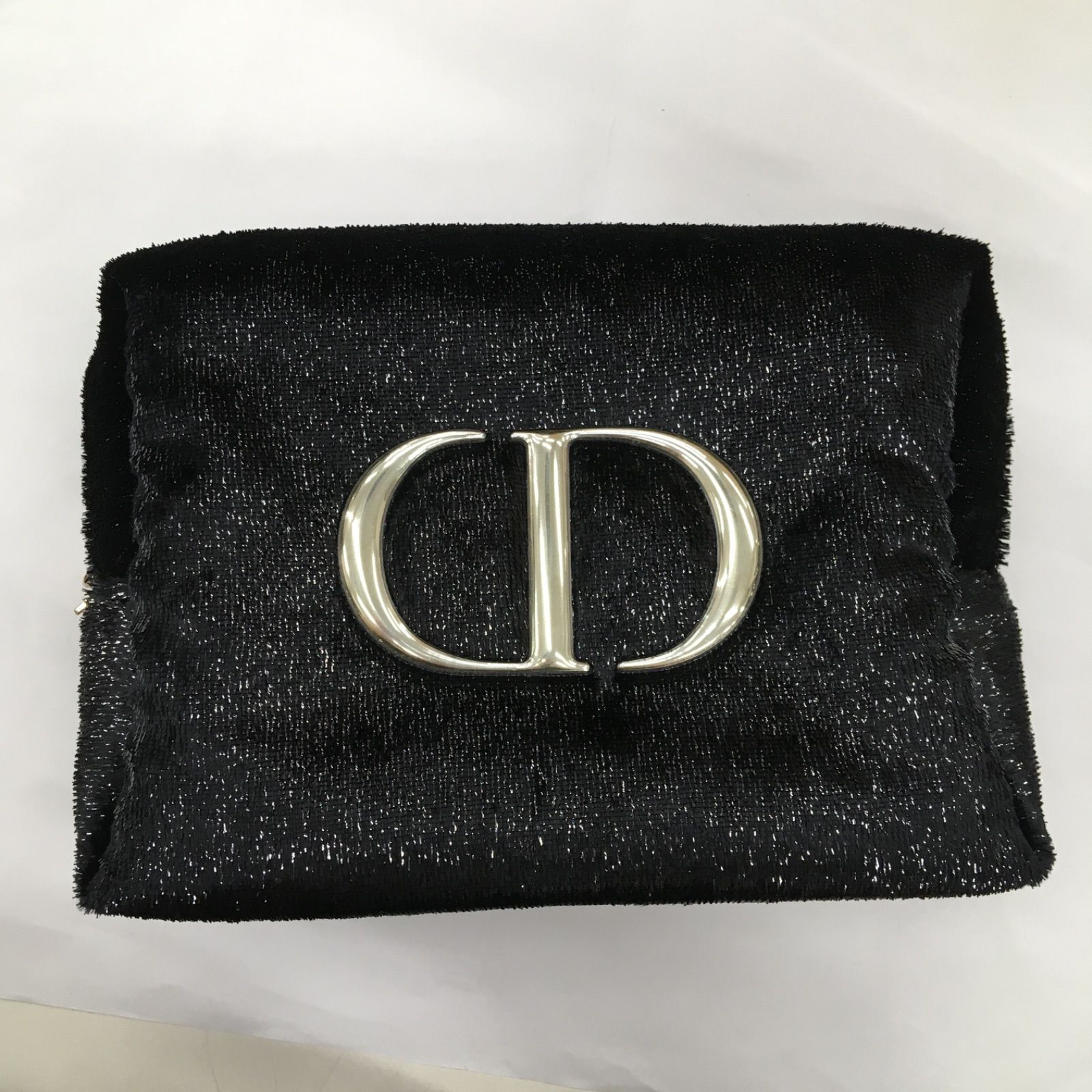 42A008 ディオール Dior ノベルティ ポーチ 黒 ブラック - メルカリ