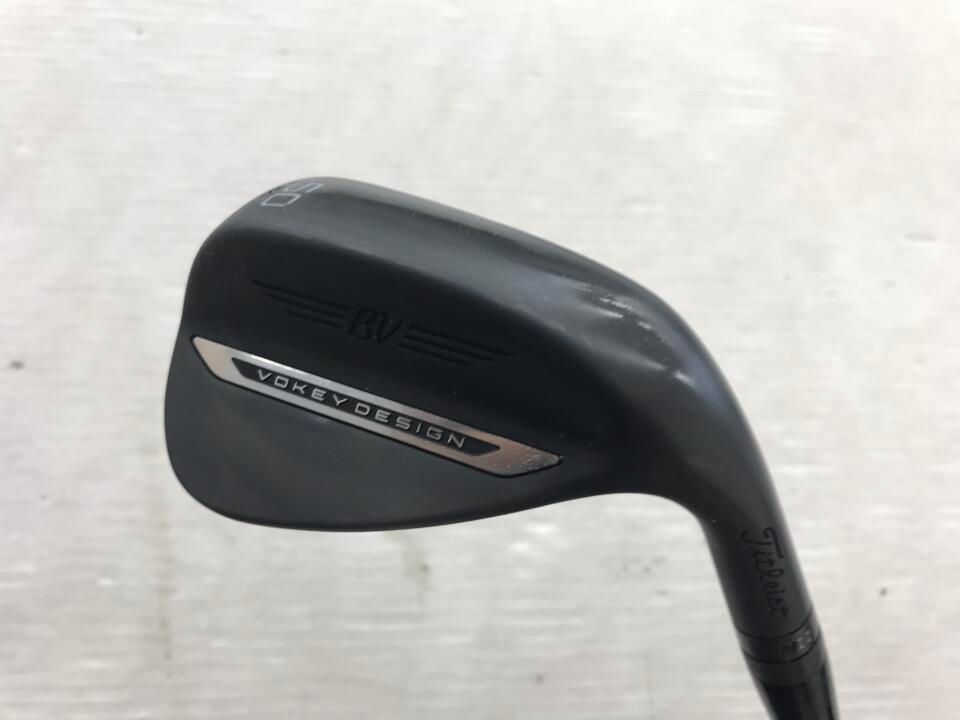 タイトリスト　VOKEY SM11 F GRIND JET BLACK　50度　ダイナミックゴールド　WEDGEフレックス　ウェッジ　中古【最短即日発送】
