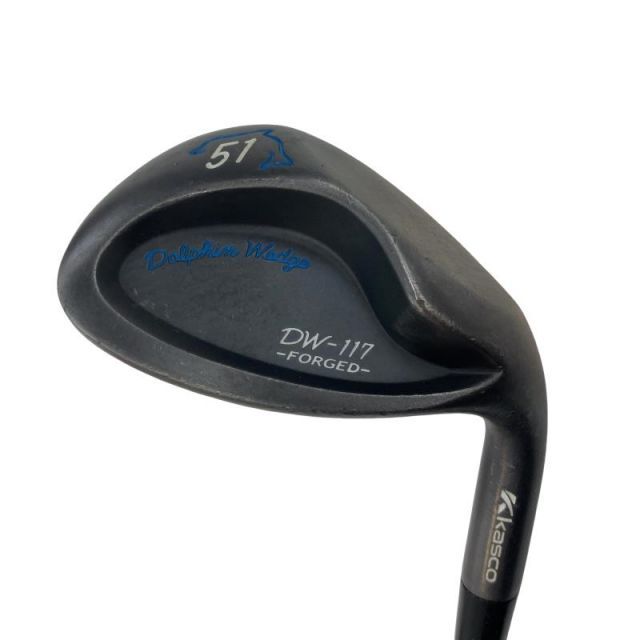 【中古】 キャスコ Dolphin wedge DW-117 FORGED 51° ウェッジ WG KBS TOUR 90 (フレックスS) メンズ 男性用 右利き 右用 Cランク ゴルフクラブ