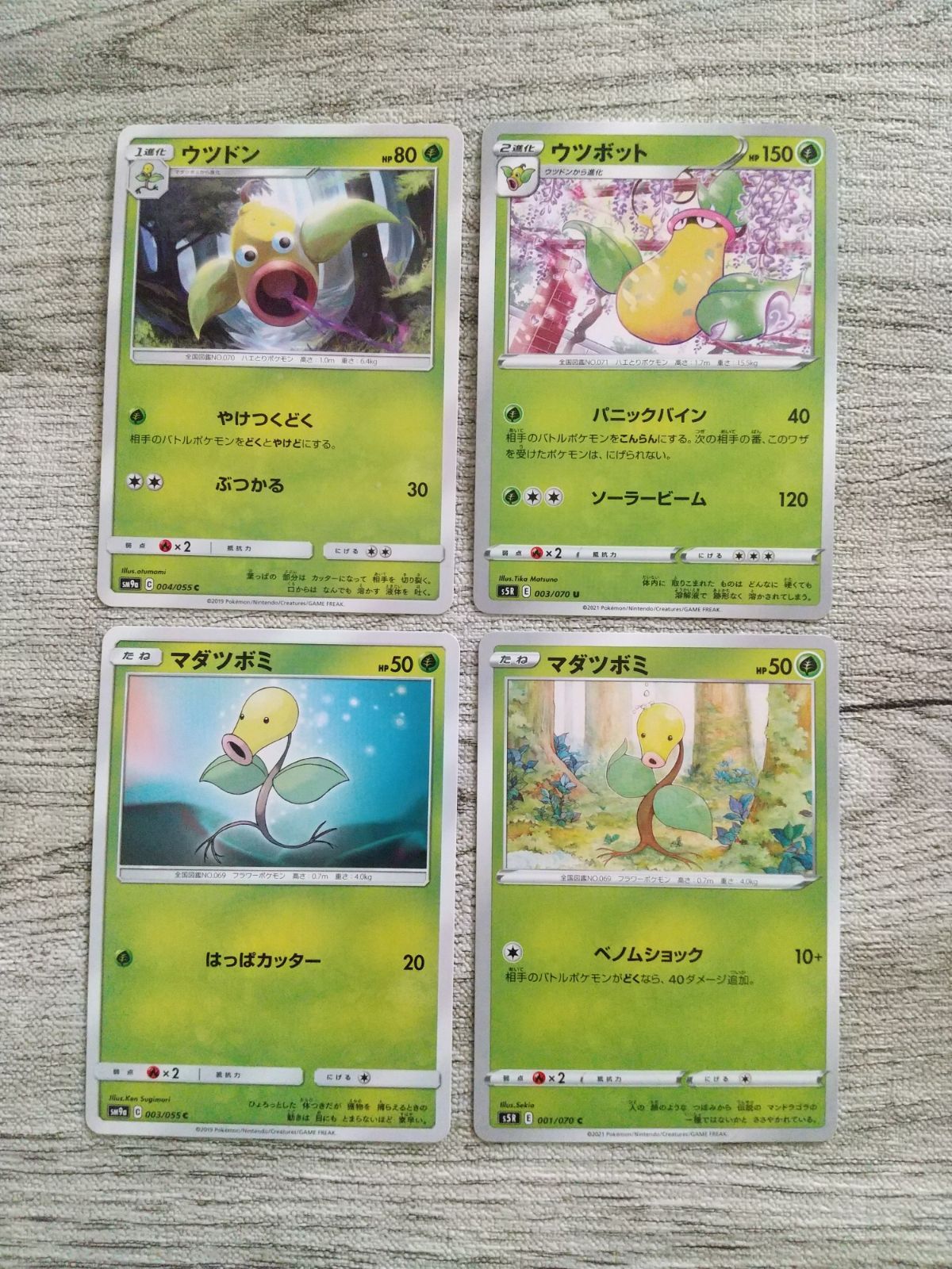 ポケモンカード マダツボミ ウツドン ウツボット まとめ処分 S-186