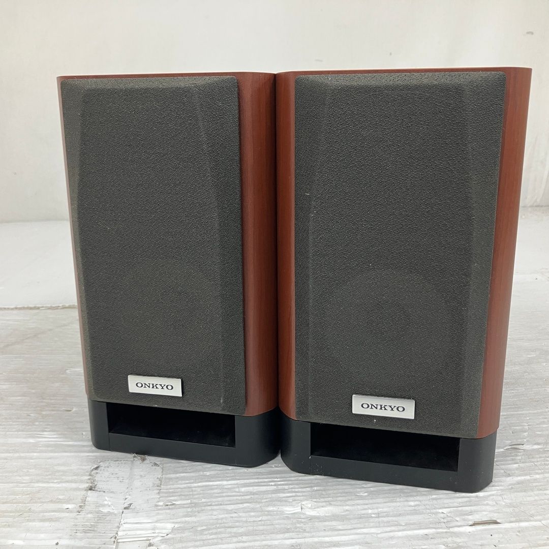 ONKYO オンキョー スピーカーシステム ペア D-55EX 音響機器 中古