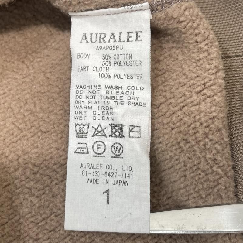中古】AURALEE パーカー サイズ1 A9AP05PU ブラウン オーラリー[19]