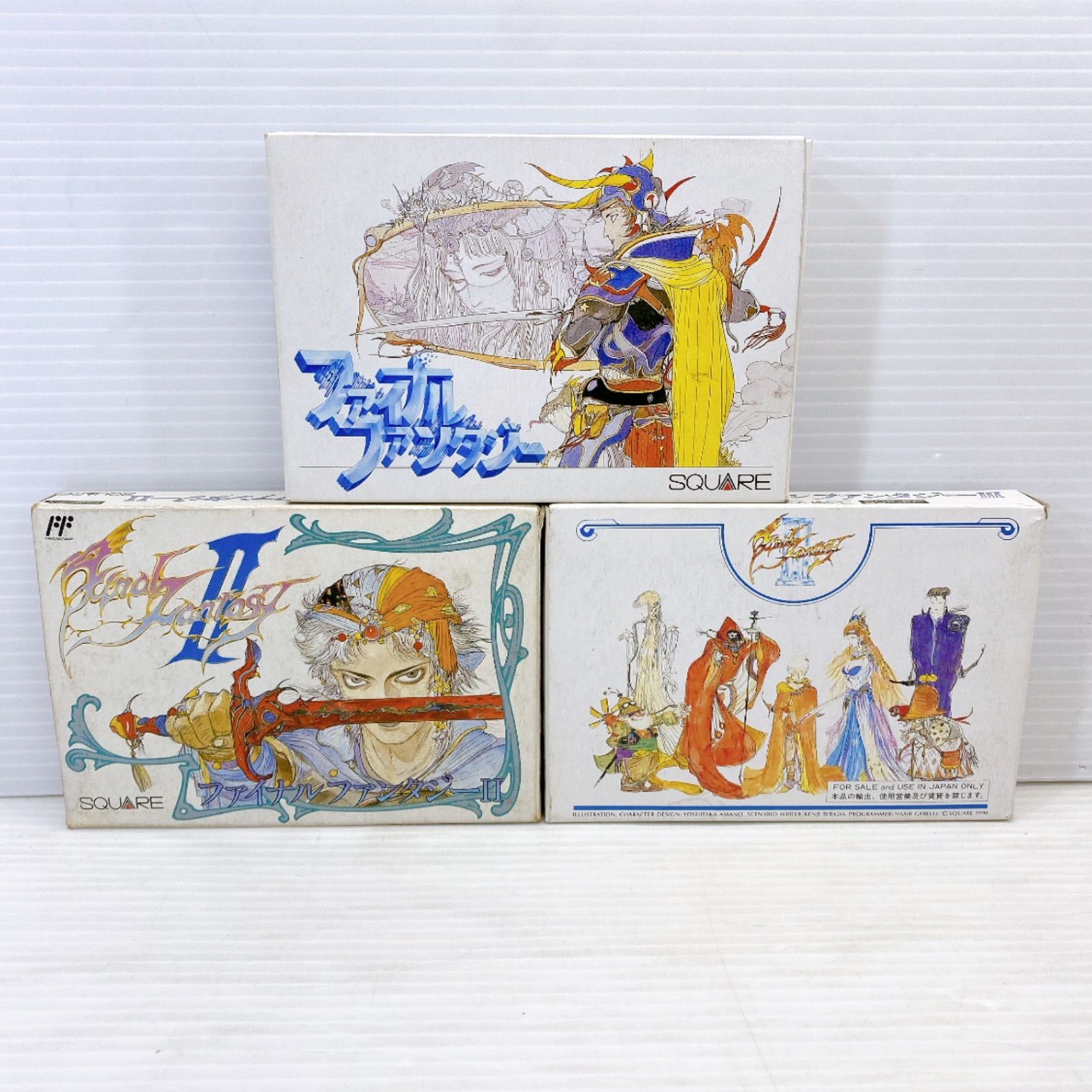 ファミコン ファイナルファンタジー　1 2 3 セット ◇【現状品】 ファミコンソフト ファイナルファンタジー Ⅰ Ⅱ Ⅲ 3本