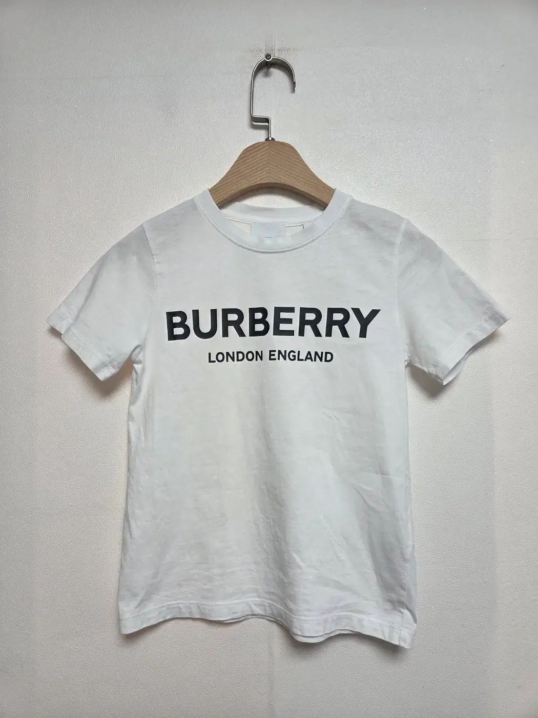 バーバリー キッズ ロゴ プリンティング 半袖Tシャツ 白 (6Y) 260722_7