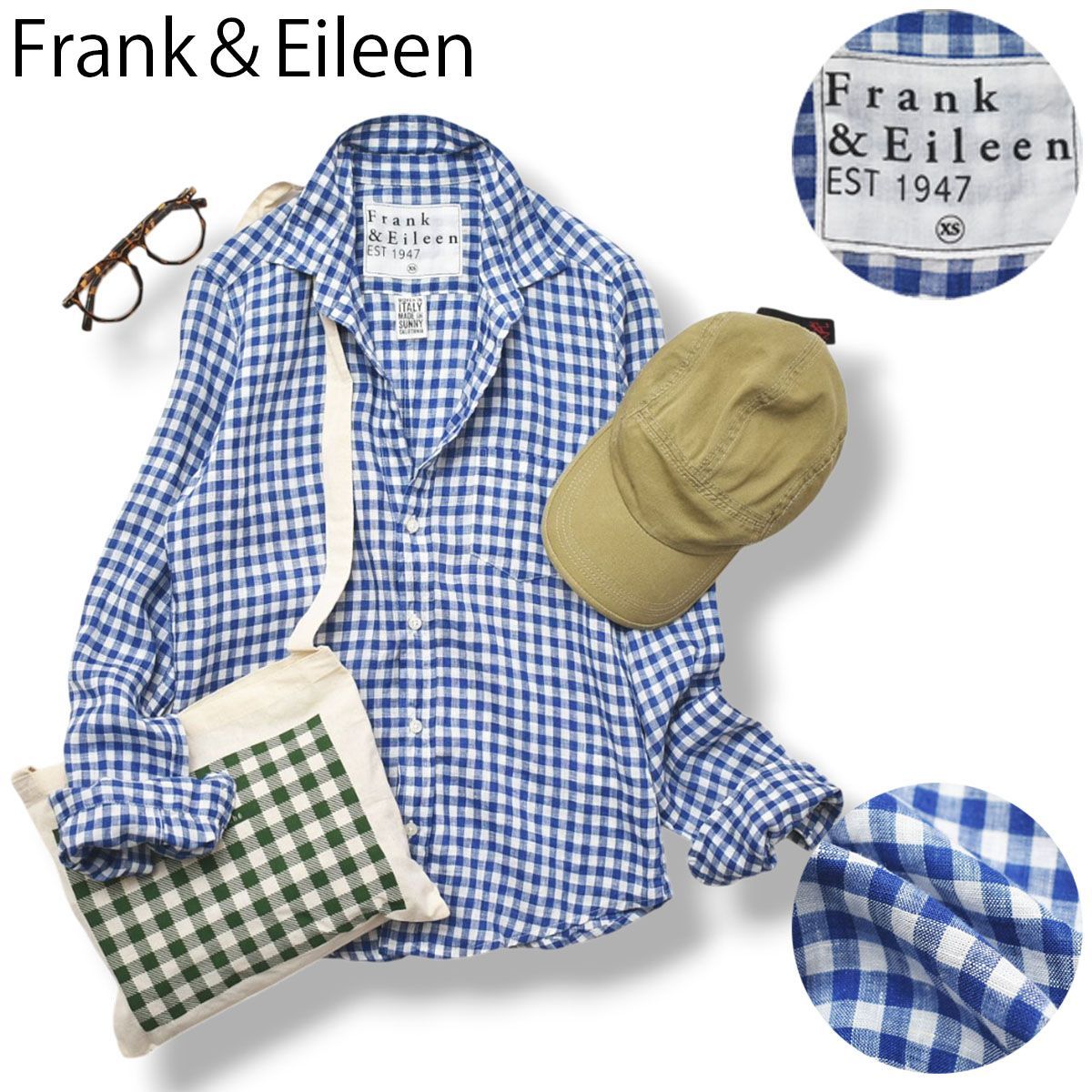 美品】 USA製 フランクアンドアイリーン Frank＆Eileen バリー BARRY