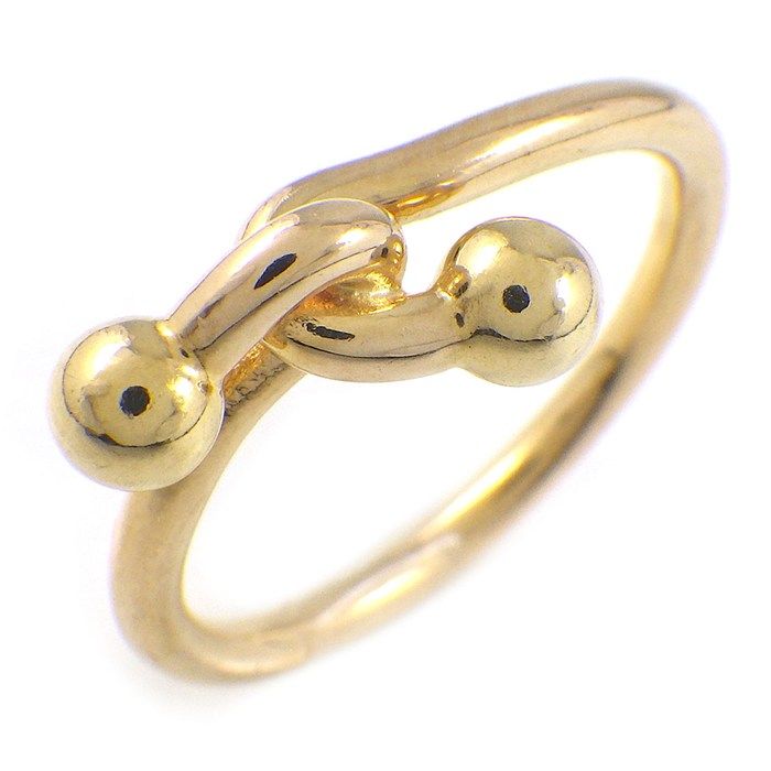 ティファニー Tiffany & Co. リング ラブノット K18PG K18YG 13号 【中古】