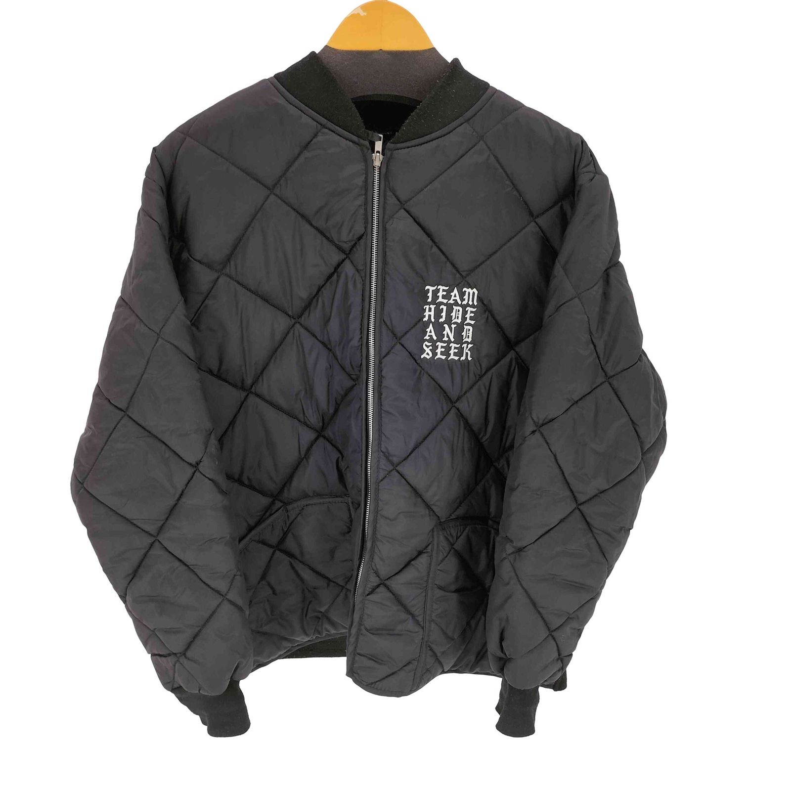ハイドアンドシーク HIDE AND SEEK NYLON QUILTING JACKET メンズ M