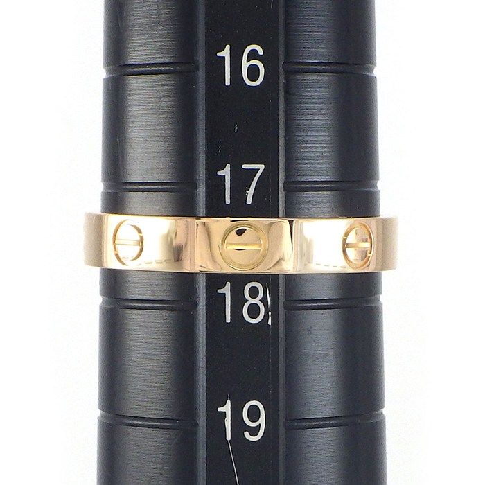 カルティエ Cartier リング ラブ スモールモデル SM B4085258 K18PG