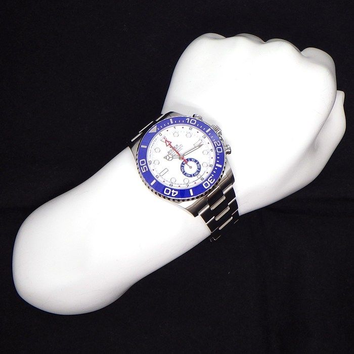 ロレックス Rolex 腕時計 ヨットマスター2 126680 2026年6月ギャラ スモールセコンド 夜光インデックス 夜光針 ホワイト文字盤 SS 自動巻き 【箱・保付き】 【中古】