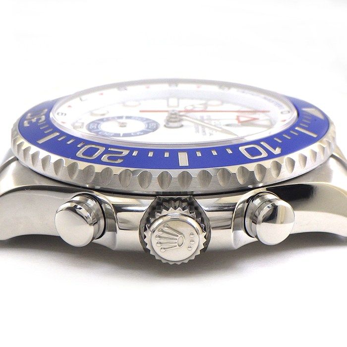 ロレックス Rolex 腕時計 ヨットマスター2 126680 2026年6月ギャラ スモールセコンド 夜光インデックス 夜光針 ホワイト文字盤 SS 自動巻き 【箱・保付き】 【中古】