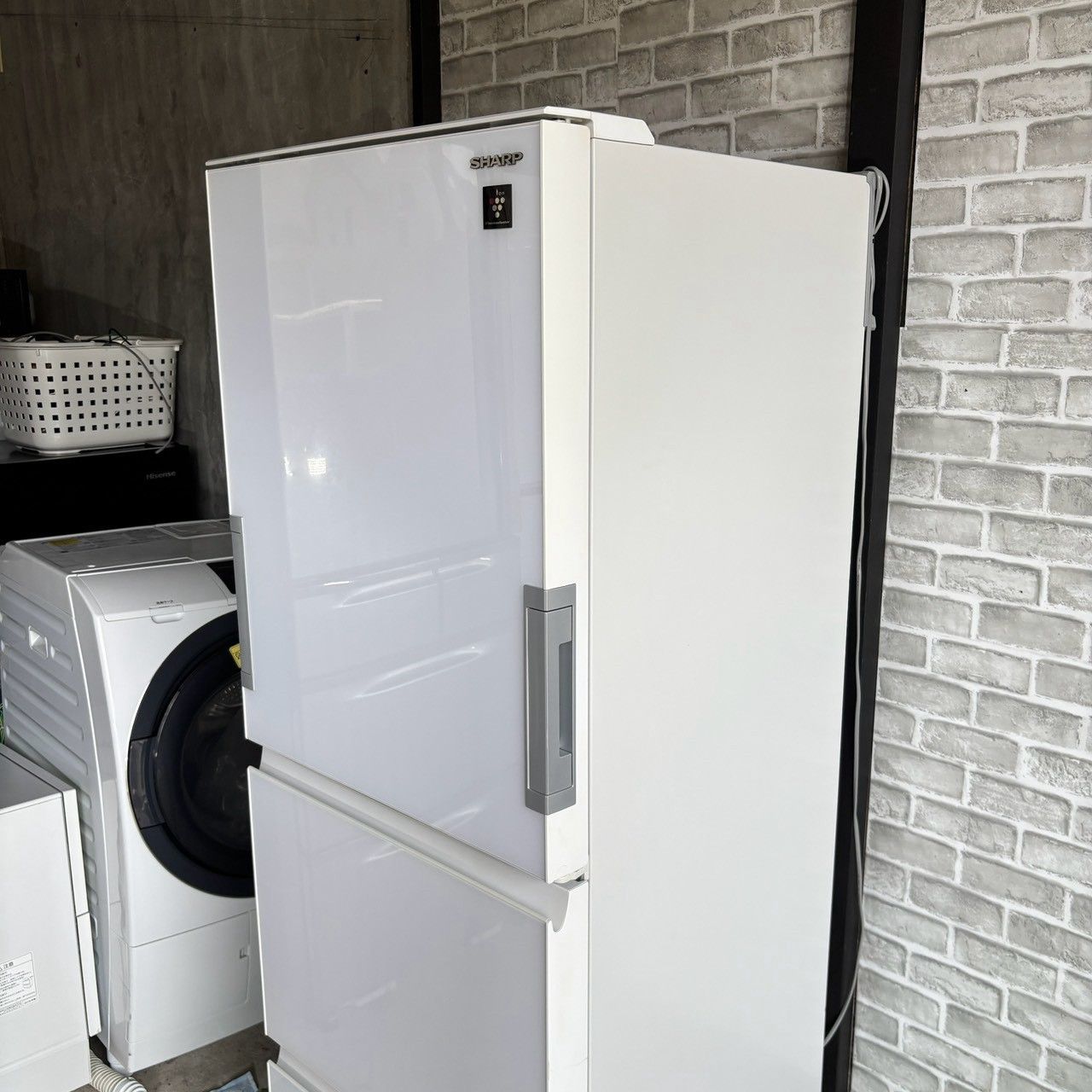 SHARP シャープ 2019年製 冷蔵庫 356L 両開き 大容量 大きめ 省エネ