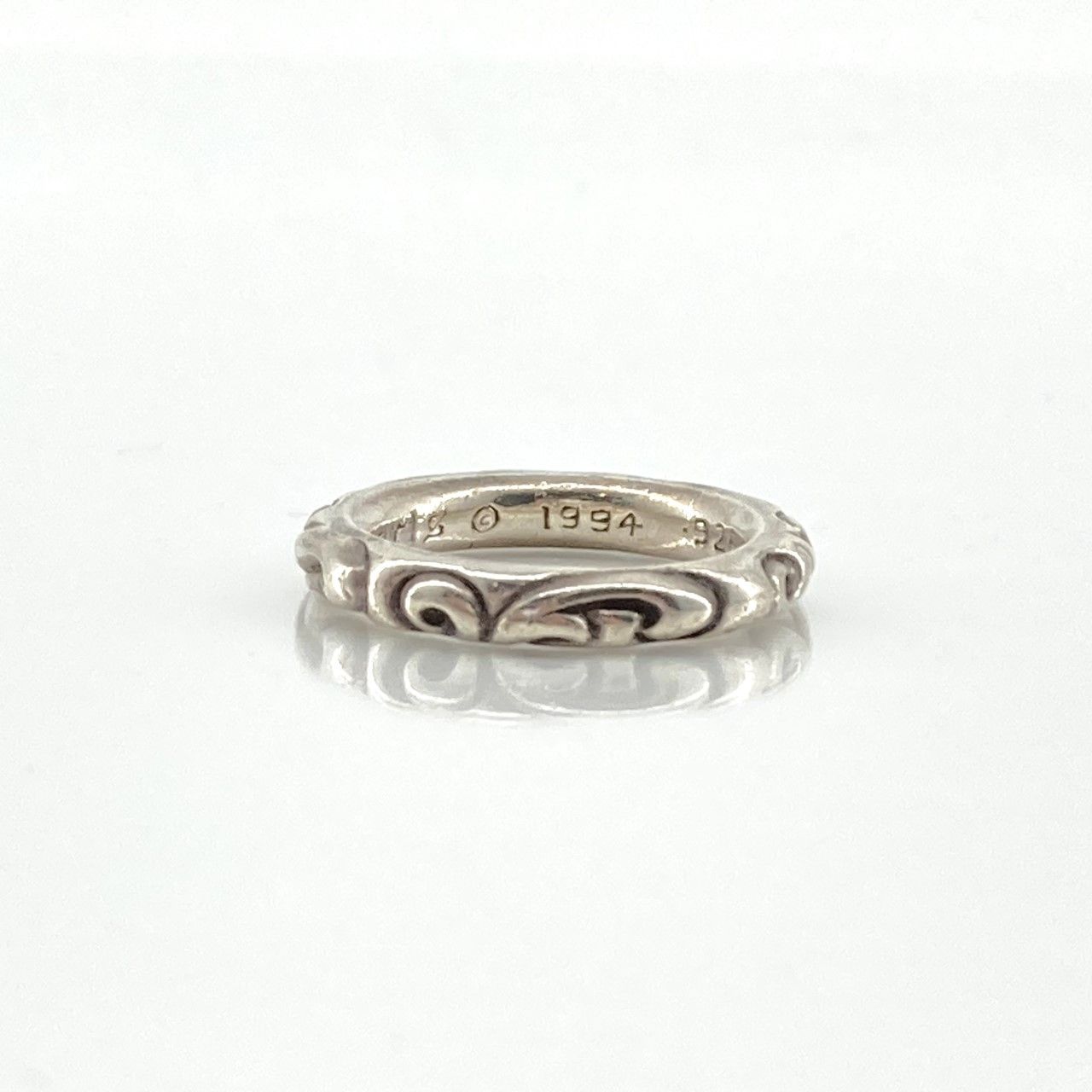 CHROME HEARTS（クロムハーツ） SCRL　BAND　スクロールバンド SV925 ＃20号 リング・指輪 9.06g シルバー 59,400円