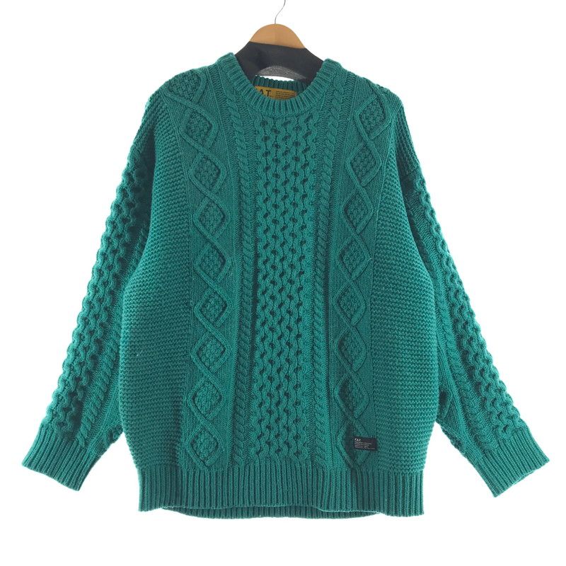 【中古品】 FAT エフエイティー ニット カラーGREEN SIZE:FAT F32420-KN05-AB 【142-260721-ky-09-fuzh】