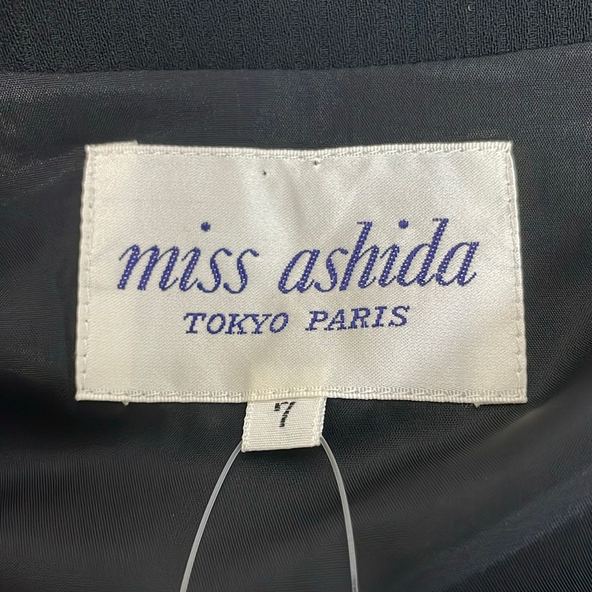 miss ashida(ミスアシダ) ワンピース サイズ7 S レディース - 黒