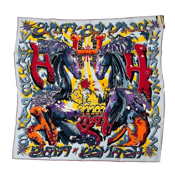 新品未使用✨HERMES エルメス COMME HERMES カレ70 ○ 未使用 エルメス HERMES カレ70 シルクスカーフ H Comme Hermes