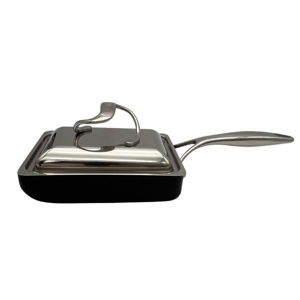 未使用 マイヤー MEYER スクエアパン サーキュロン 卵焼き器 蓋つき
