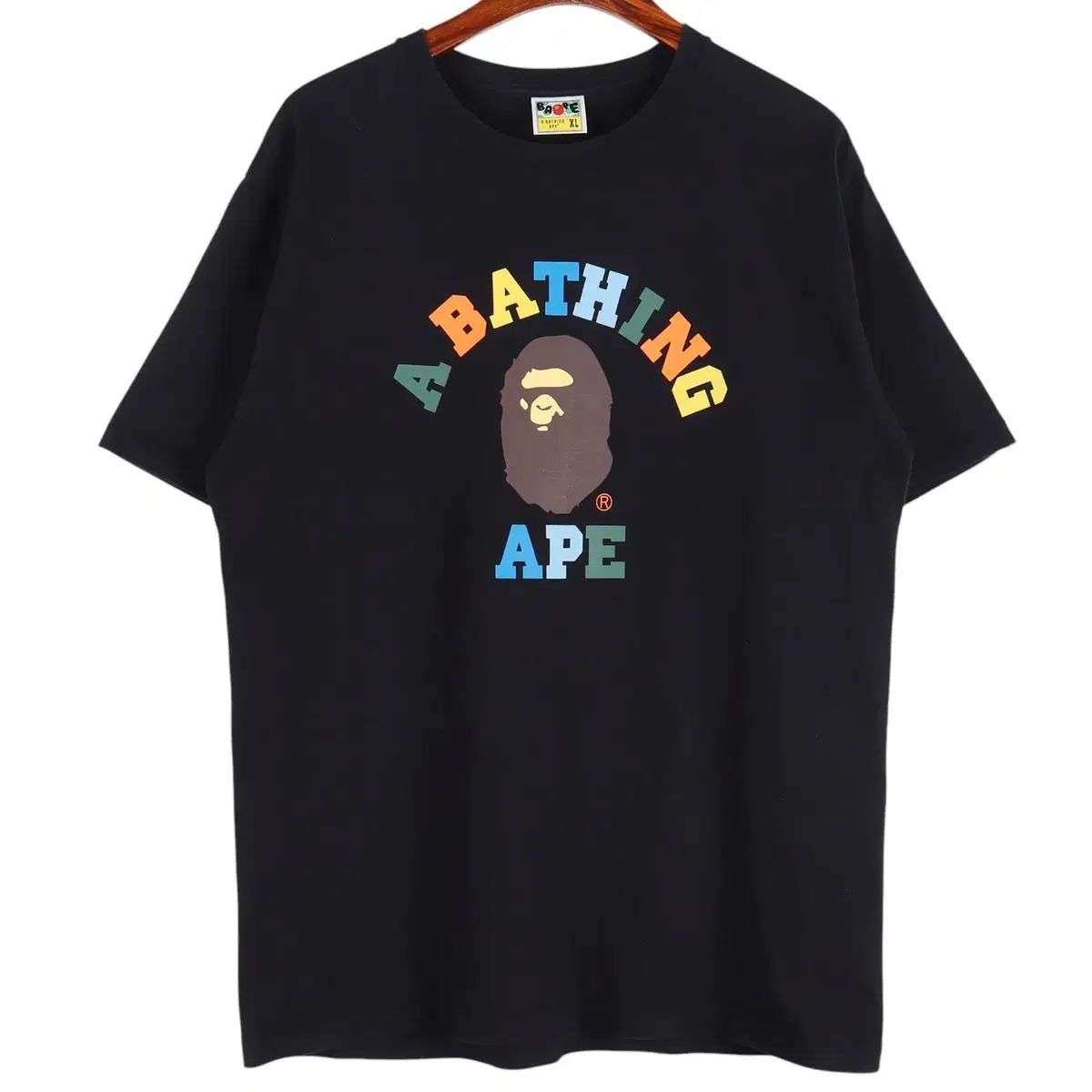 アベイシングエイプ カラー カレッジ 半袖 Tシャツ XL / k5977