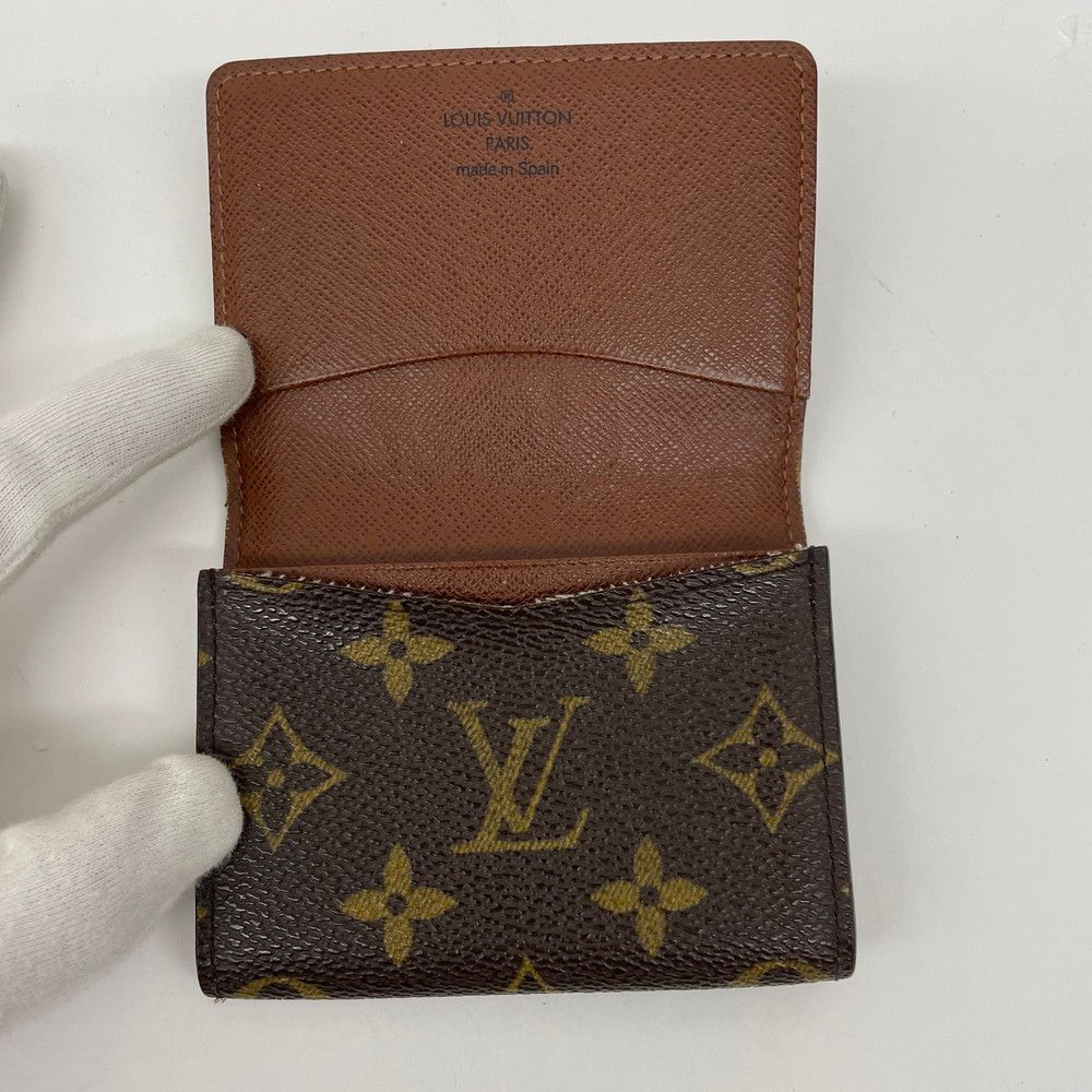 極美品 ルイヴィトン モノグラム 名刺 カード入れ アンヴェロップ M62920 ルイ・ヴィトン LOUIS VUITTON モノグラム アンヴェロップ カルト ドゥ