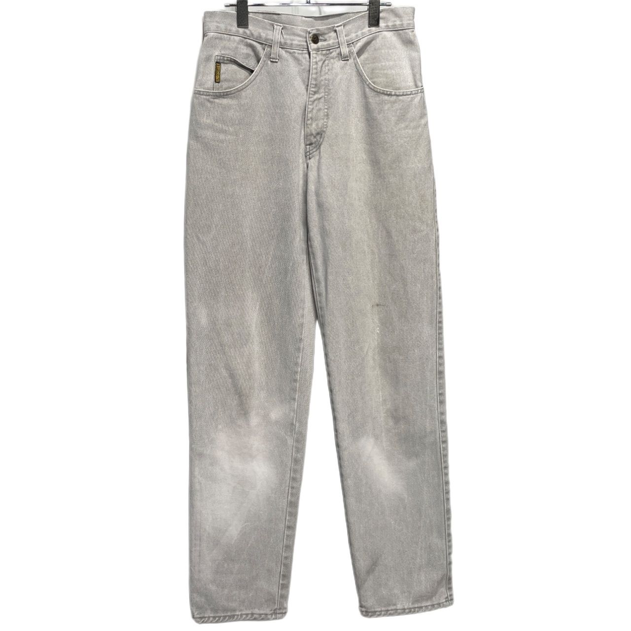 ARMANI JEANS グレーデニムワイドテーパードパンツ ジーンズ ボトムス