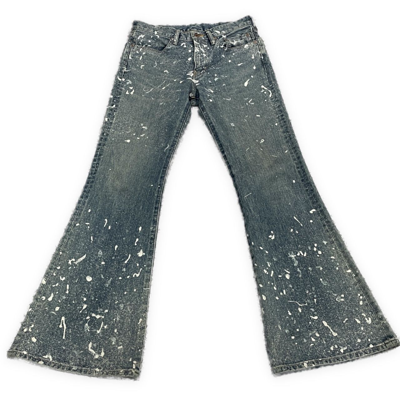 SUGARHILL 24AW MOLDED DENIM TROUSERS FLARED CUT フロッキーペンキ