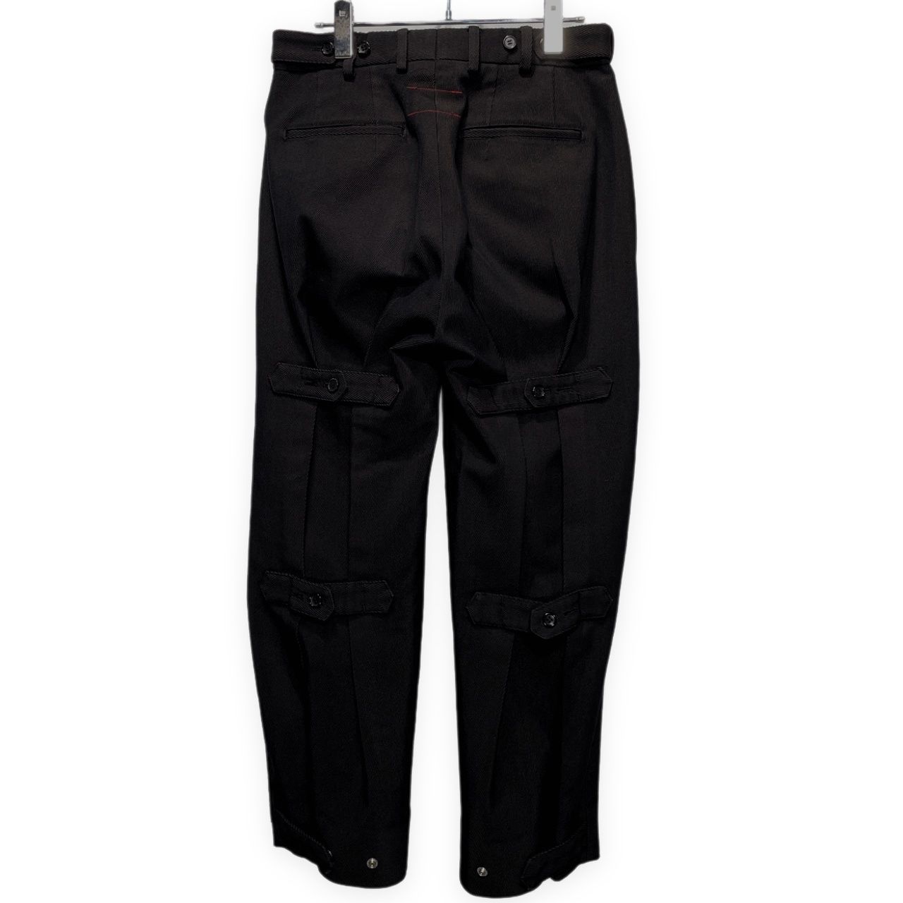 SYU.HOMME/FEMM 20AW Nu bontage pants スラックスボンテージパンツ バックアジャスター ベルト H20aw-24 シュウ SYU.HOMME/FEMM 20AW Nu bontage pants スラックスボンテージパンツ